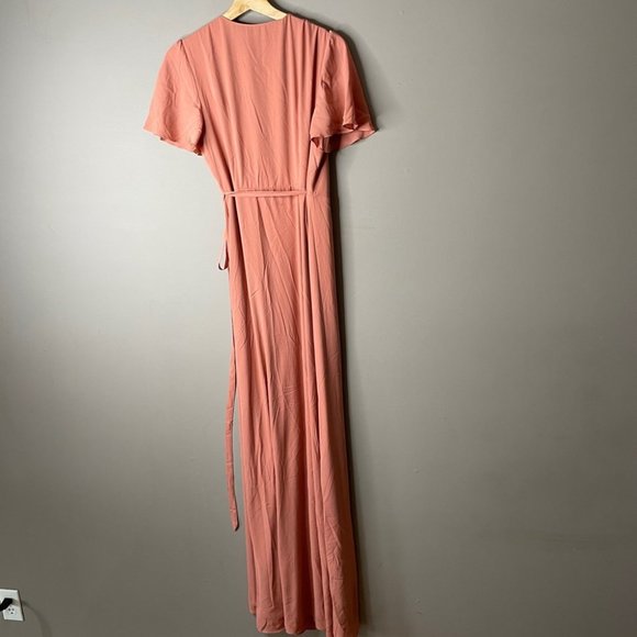 Show me your mumu wrap dress noelle flutter maxi - Picture 11 of 12